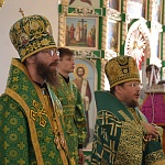 Архиерейская литургия в годовщину обретения мощей преподобного Матфея Яранского